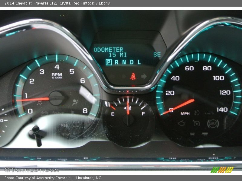 Crystal Red Tintcoat / Ebony 2014 Chevrolet Traverse LTZ