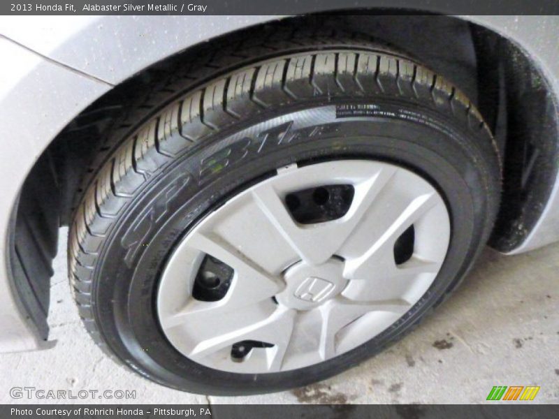Alabaster Silver Metallic / Gray 2013 Honda Fit