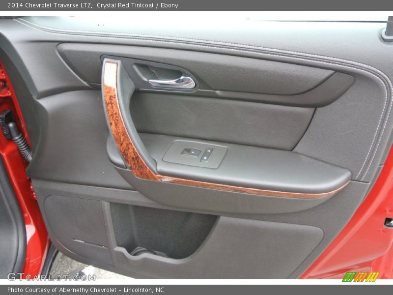 Crystal Red Tintcoat / Ebony 2014 Chevrolet Traverse LTZ