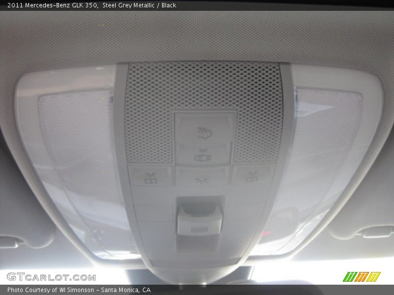 Steel Grey Metallic / Black 2011 Mercedes-Benz GLK 350