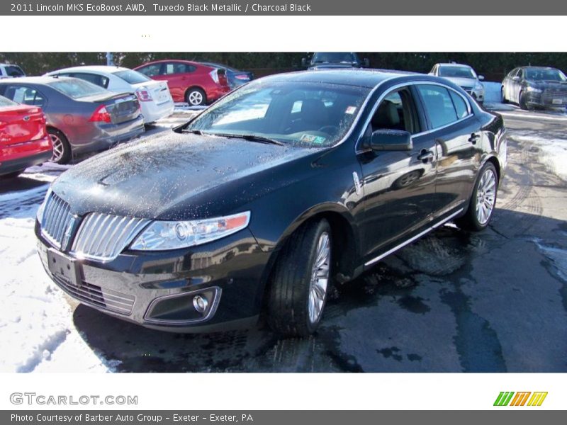 Tuxedo Black Metallic / Charcoal Black 2011 Lincoln MKS EcoBoost AWD