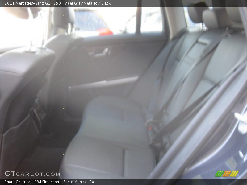 Steel Grey Metallic / Black 2011 Mercedes-Benz GLK 350