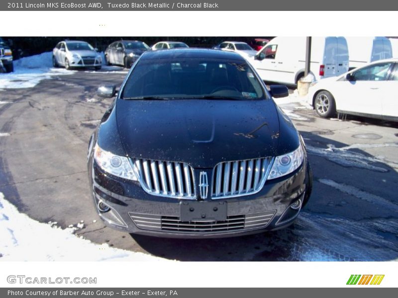 Tuxedo Black Metallic / Charcoal Black 2011 Lincoln MKS EcoBoost AWD