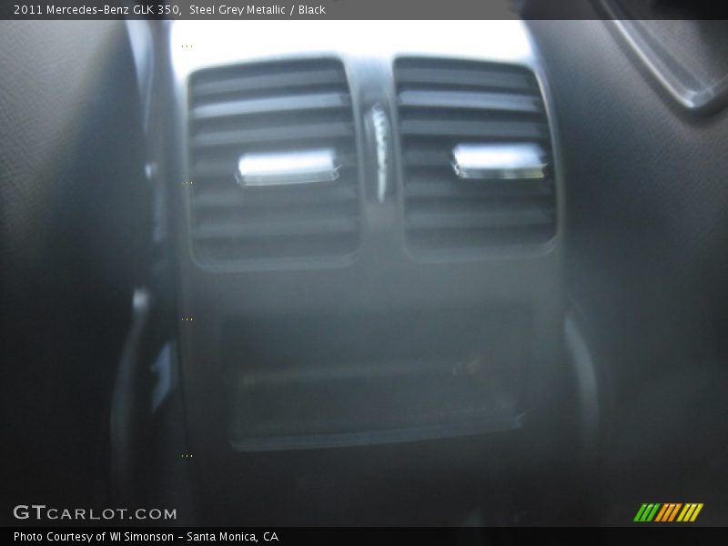 Steel Grey Metallic / Black 2011 Mercedes-Benz GLK 350
