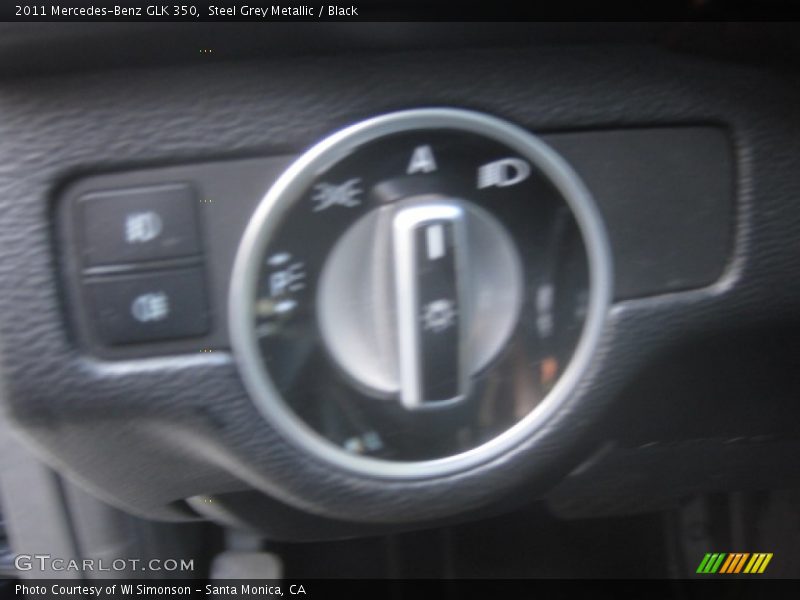Steel Grey Metallic / Black 2011 Mercedes-Benz GLK 350