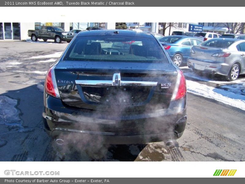 Tuxedo Black Metallic / Charcoal Black 2011 Lincoln MKS EcoBoost AWD