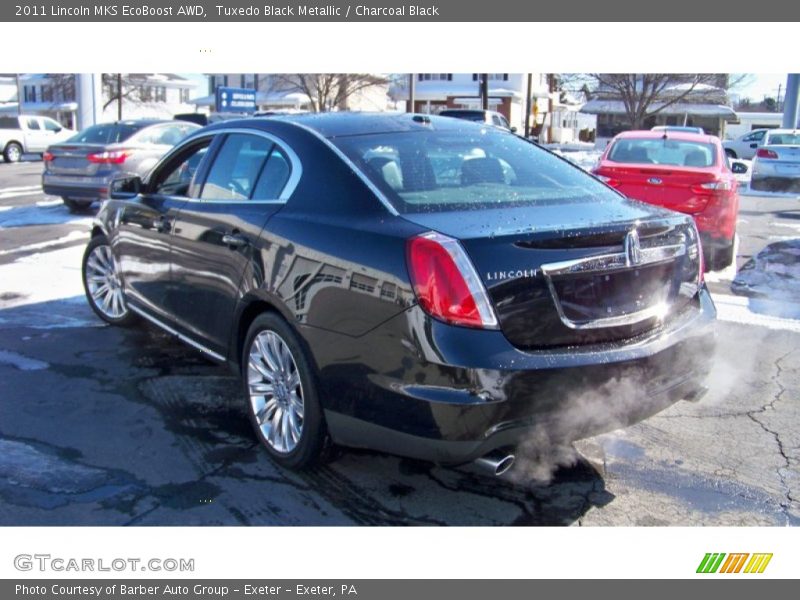 Tuxedo Black Metallic / Charcoal Black 2011 Lincoln MKS EcoBoost AWD
