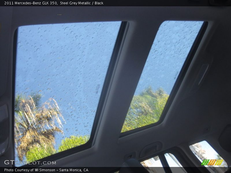 Steel Grey Metallic / Black 2011 Mercedes-Benz GLK 350