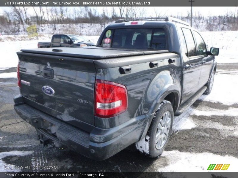 Black Pearl Slate Metallic / Camel/Sand 2010 Ford Explorer Sport Trac Limited 4x4