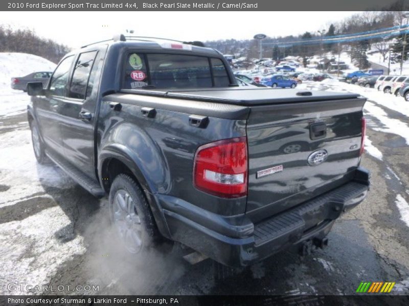 Black Pearl Slate Metallic / Camel/Sand 2010 Ford Explorer Sport Trac Limited 4x4