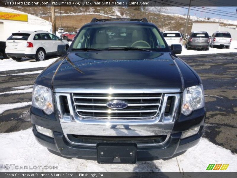 Black Pearl Slate Metallic / Camel/Sand 2010 Ford Explorer Sport Trac Limited 4x4