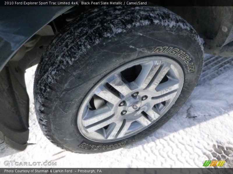 Black Pearl Slate Metallic / Camel/Sand 2010 Ford Explorer Sport Trac Limited 4x4