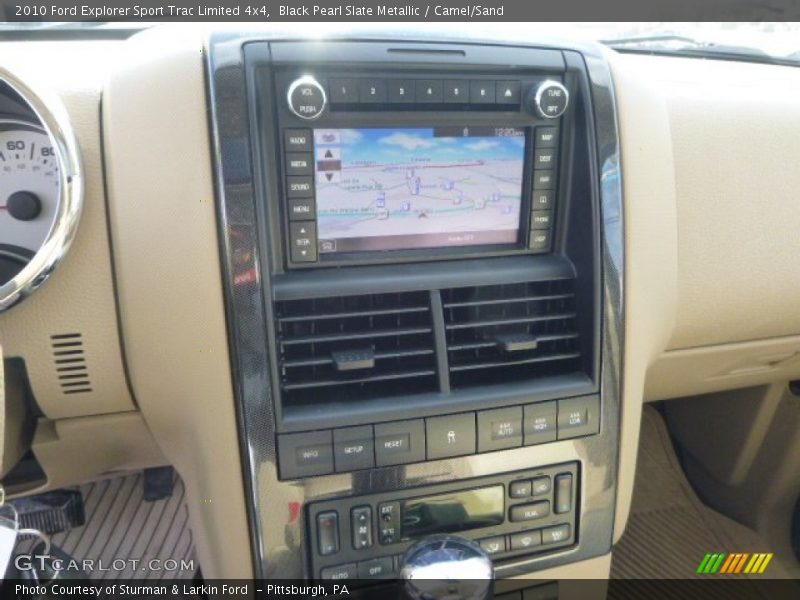 Black Pearl Slate Metallic / Camel/Sand 2010 Ford Explorer Sport Trac Limited 4x4