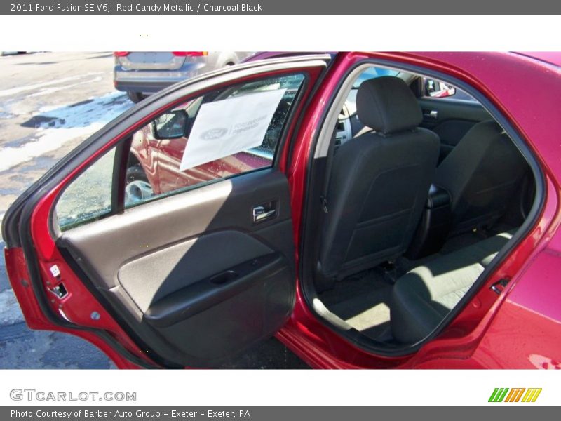 Red Candy Metallic / Charcoal Black 2011 Ford Fusion SE V6