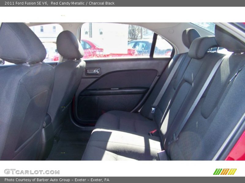 Red Candy Metallic / Charcoal Black 2011 Ford Fusion SE V6