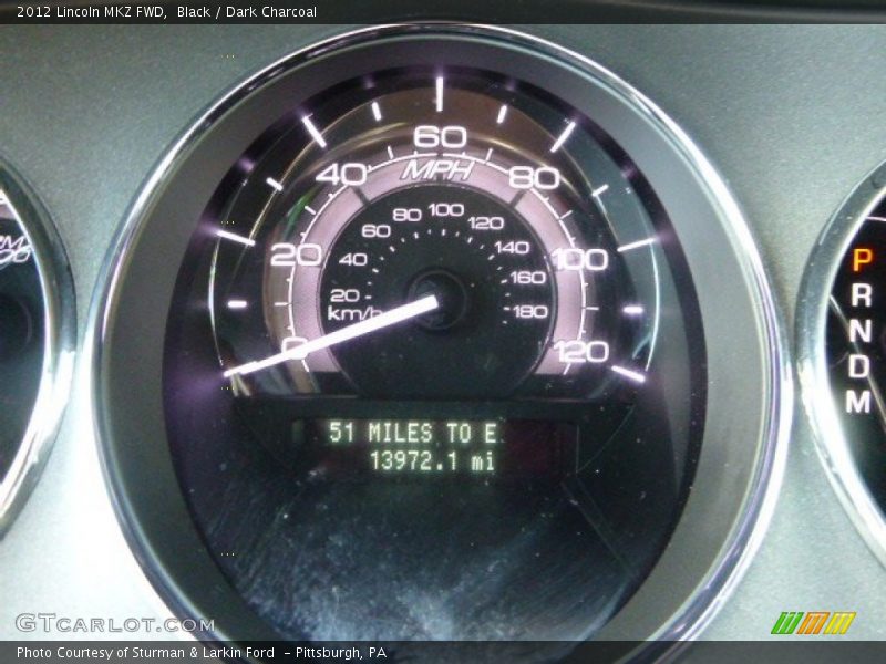 Black / Dark Charcoal 2012 Lincoln MKZ FWD