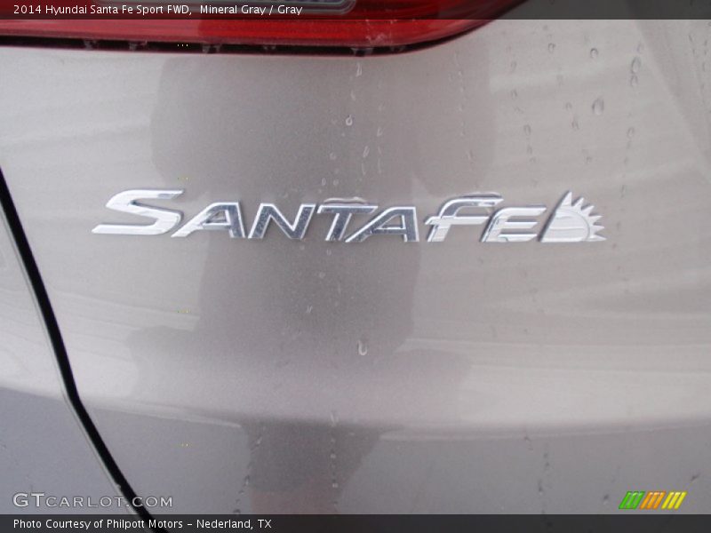 Mineral Gray / Gray 2014 Hyundai Santa Fe Sport FWD