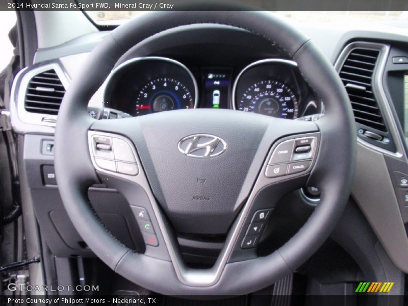 Mineral Gray / Gray 2014 Hyundai Santa Fe Sport FWD