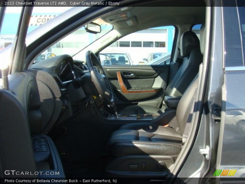 Cyber Gray Metallic / Ebony 2013 Chevrolet Traverse LTZ AWD
