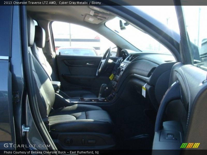 Cyber Gray Metallic / Ebony 2013 Chevrolet Traverse LTZ AWD