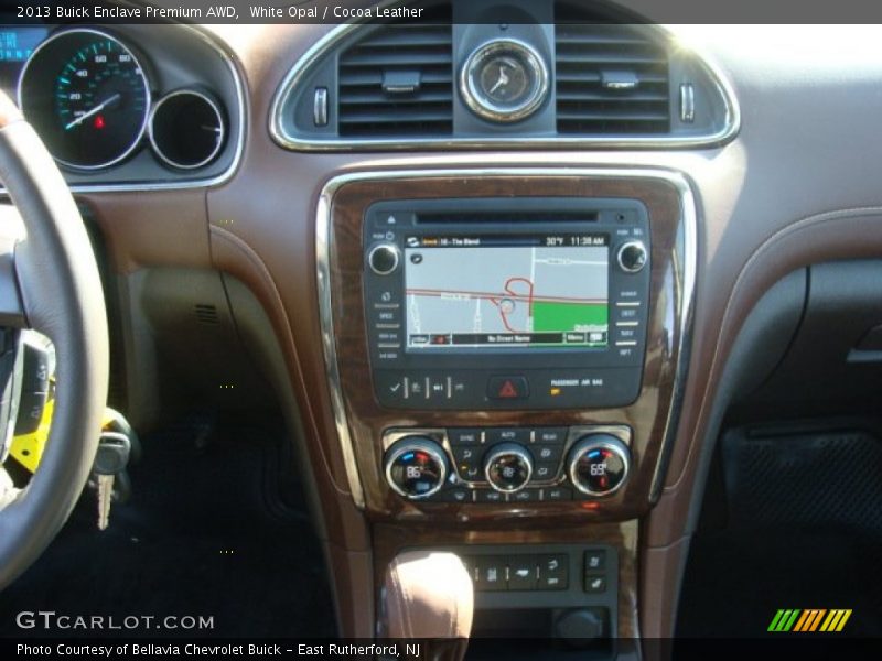 White Opal / Cocoa Leather 2013 Buick Enclave Premium AWD