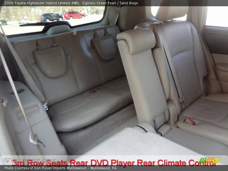 Cypress Green Pearl / Sand Beige 2009 Toyota Highlander Hybrid Limited 4WD