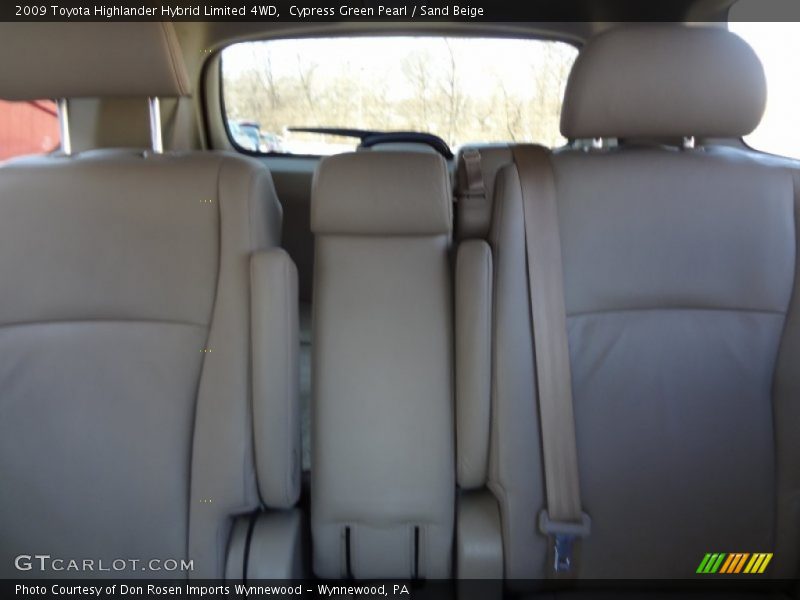 Cypress Green Pearl / Sand Beige 2009 Toyota Highlander Hybrid Limited 4WD