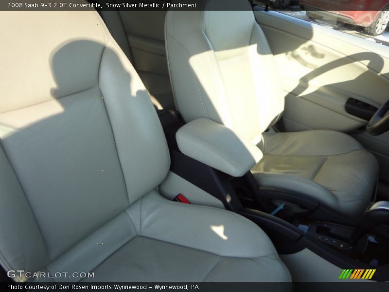 Front Seat of 2008 9-3 2.0T Convertible