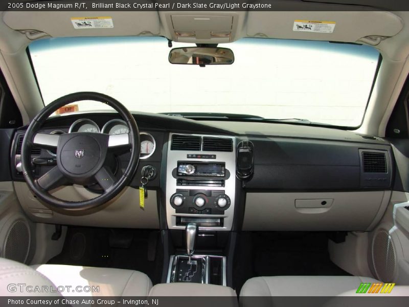 Brilliant Black Crystal Pearl / Dark Slate Gray/Light Graystone 2005 Dodge Magnum R/T