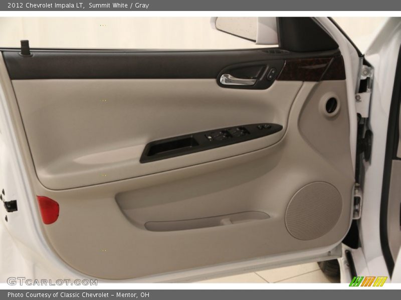 Summit White / Gray 2012 Chevrolet Impala LT