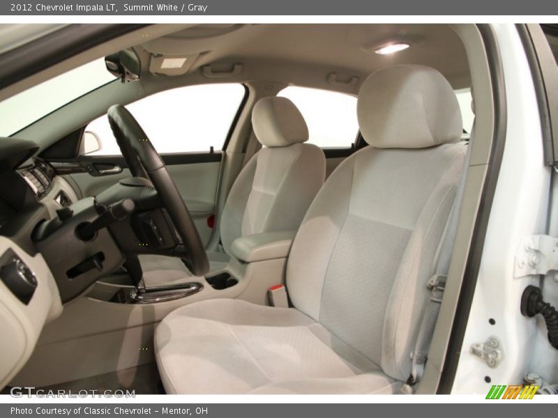 Summit White / Gray 2012 Chevrolet Impala LT