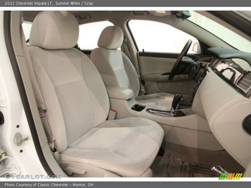 Summit White / Gray 2012 Chevrolet Impala LT