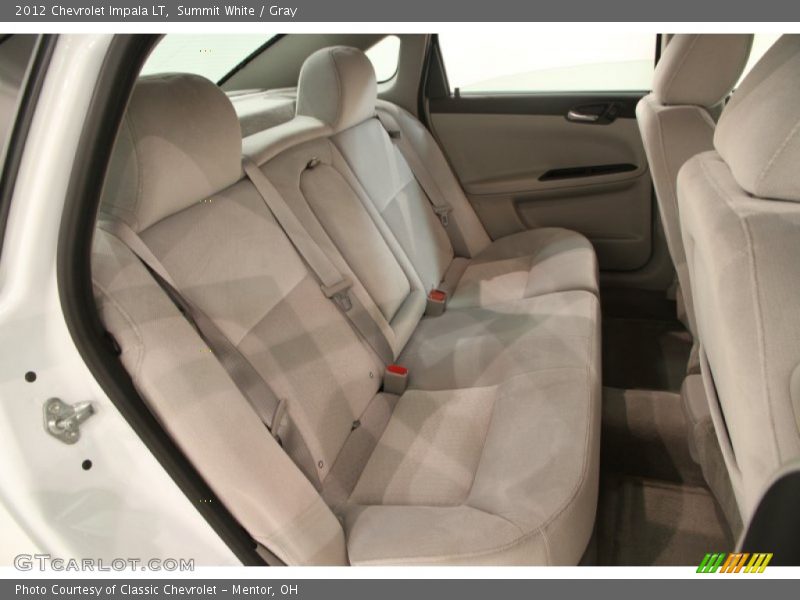 Summit White / Gray 2012 Chevrolet Impala LT