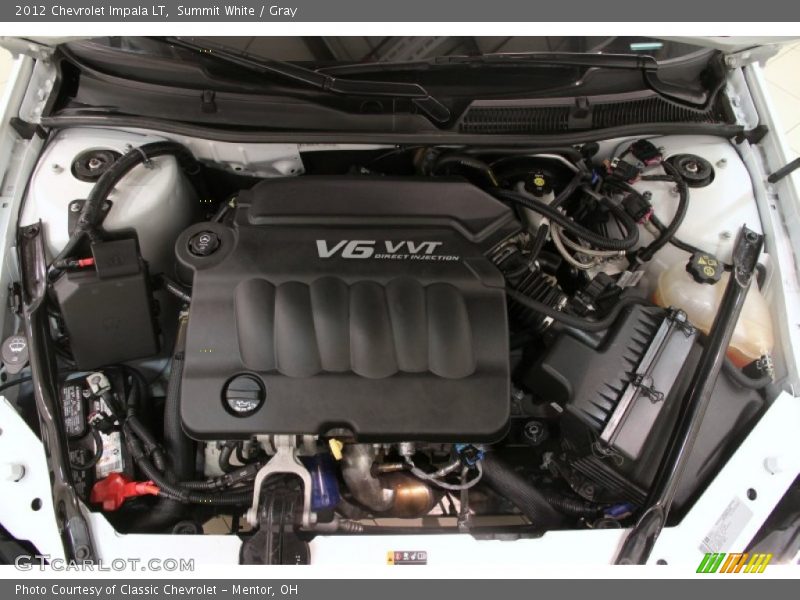 Summit White / Gray 2012 Chevrolet Impala LT