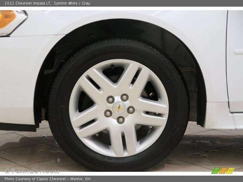 Summit White / Gray 2012 Chevrolet Impala LT