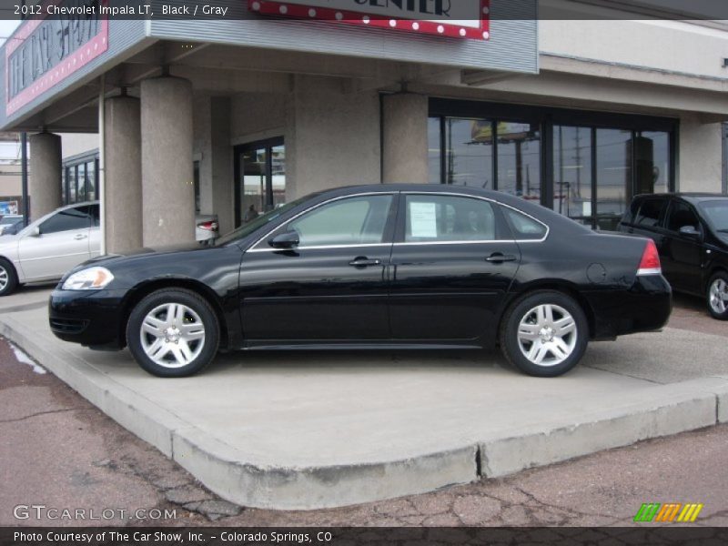 Black / Gray 2012 Chevrolet Impala LT