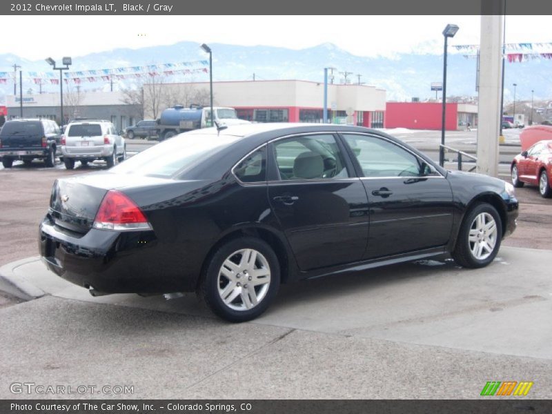 Black / Gray 2012 Chevrolet Impala LT