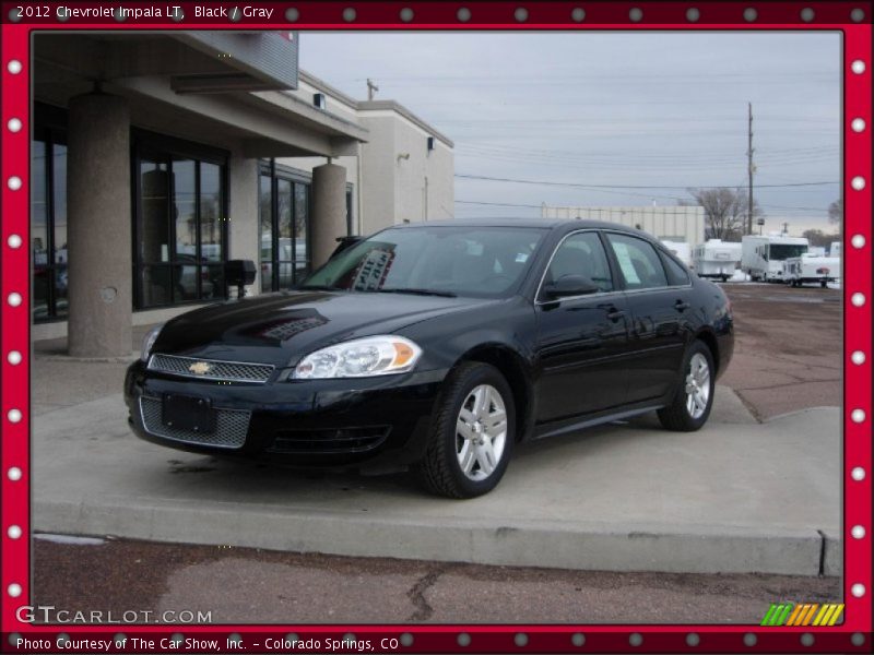 Black / Gray 2012 Chevrolet Impala LT