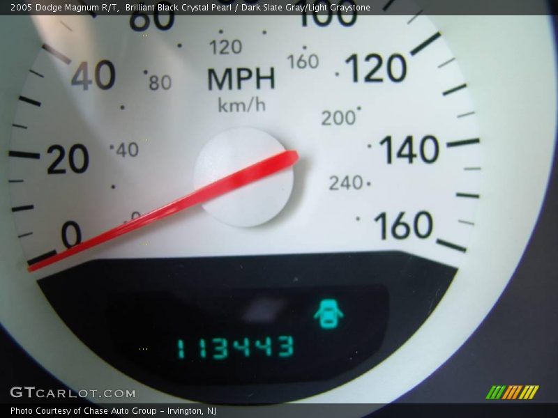 Brilliant Black Crystal Pearl / Dark Slate Gray/Light Graystone 2005 Dodge Magnum R/T