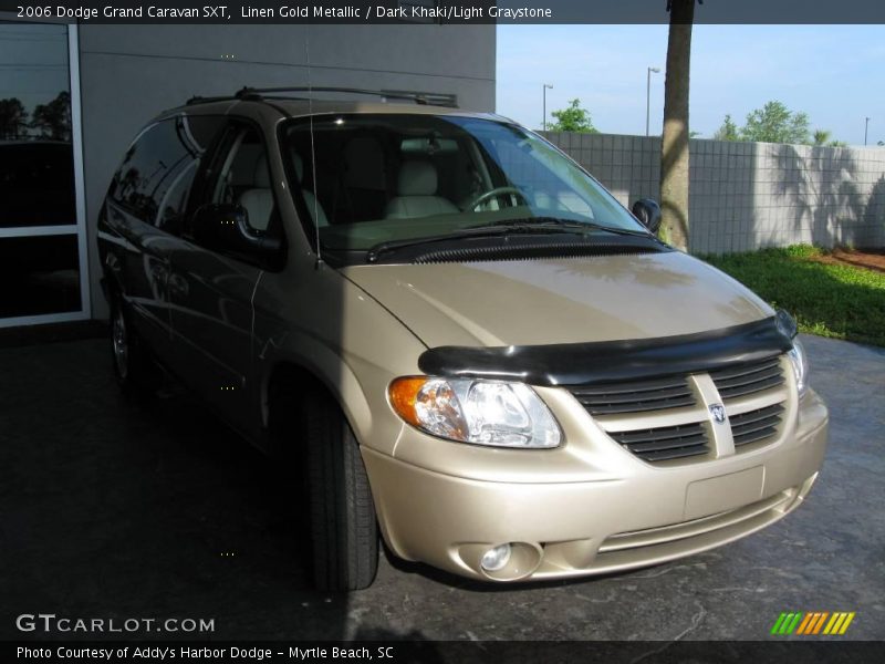 Linen Gold Metallic / Dark Khaki/Light Graystone 2006 Dodge Grand Caravan SXT