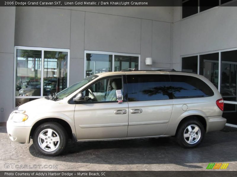 Linen Gold Metallic / Dark Khaki/Light Graystone 2006 Dodge Grand Caravan SXT