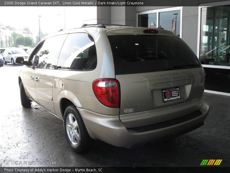 Linen Gold Metallic / Dark Khaki/Light Graystone 2006 Dodge Grand Caravan SXT