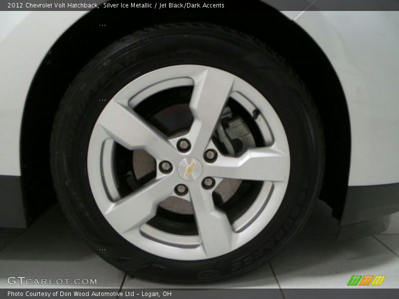 Silver Ice Metallic / Jet Black/Dark Accents 2012 Chevrolet Volt Hatchback