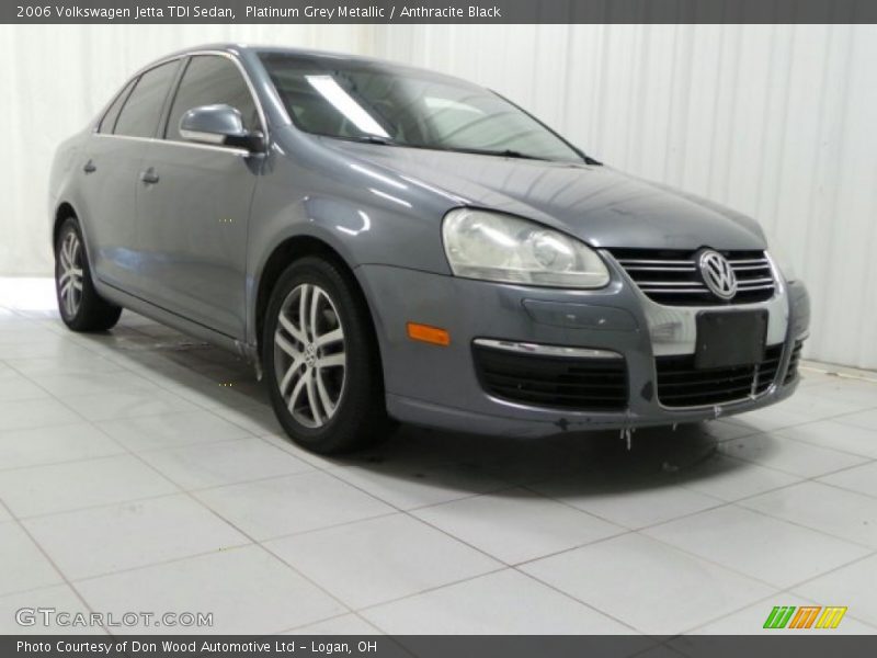 Platinum Grey Metallic / Anthracite Black 2006 Volkswagen Jetta TDI Sedan