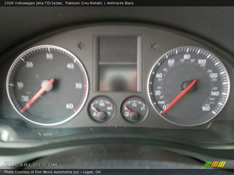 Platinum Grey Metallic / Anthracite Black 2006 Volkswagen Jetta TDI Sedan