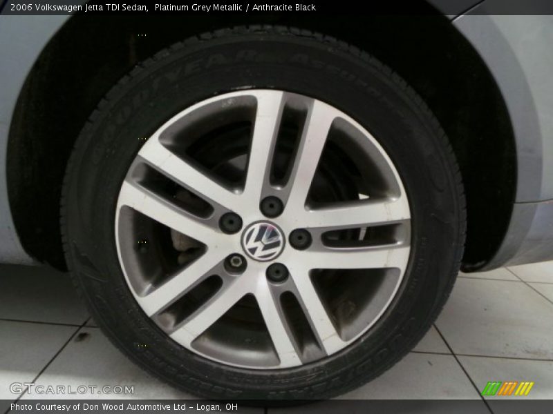 Platinum Grey Metallic / Anthracite Black 2006 Volkswagen Jetta TDI Sedan