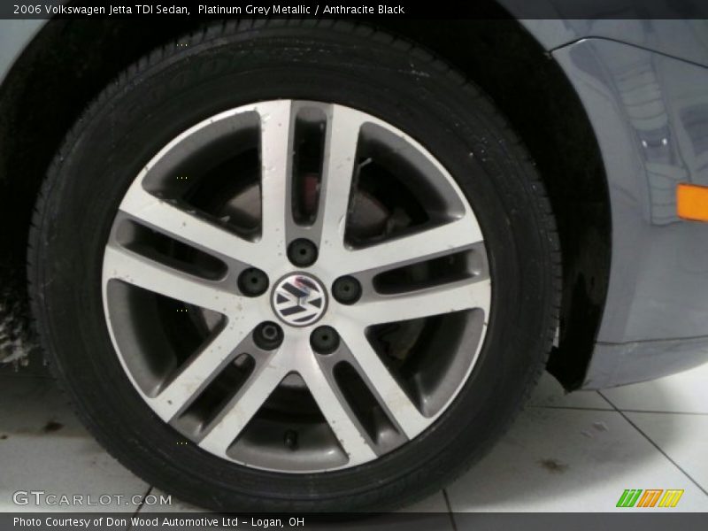 Platinum Grey Metallic / Anthracite Black 2006 Volkswagen Jetta TDI Sedan