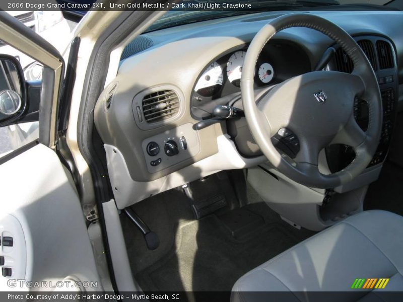Linen Gold Metallic / Dark Khaki/Light Graystone 2006 Dodge Grand Caravan SXT