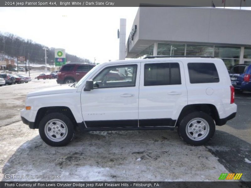 Bright White / Dark Slate Gray 2014 Jeep Patriot Sport 4x4