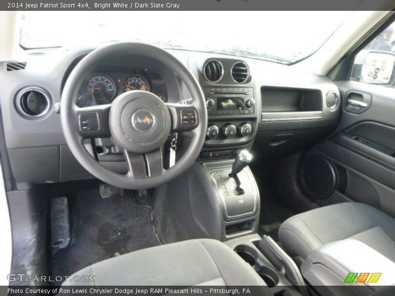 Bright White / Dark Slate Gray 2014 Jeep Patriot Sport 4x4